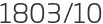 1803년10월