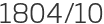 1804년10월