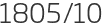 1805년10월
