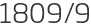 1809년9월