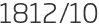 1812년10월