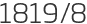 1819년8월