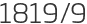 1819년9월