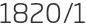 1820년1월