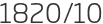 1820년10월