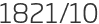 1821년10월