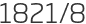 1821년8월