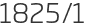 1825년1월