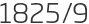 1825년9월