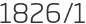 1826년1월