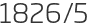 1826년5월