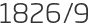 1826년9월