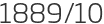 1889년10월