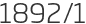 1892년1월