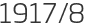 1917년8월