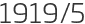 1919년5월