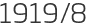 1919년8월