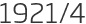 1921년4월