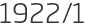 1922년1월