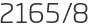 2165년8월