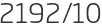 2192년10월