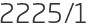 2225년1월