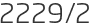 2229년2월