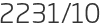 2231년10월