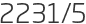 2231년5월