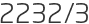 2232년3월