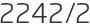 2242년2월
