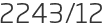 2243년12월
