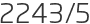 2243년5월