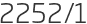 2252년1월